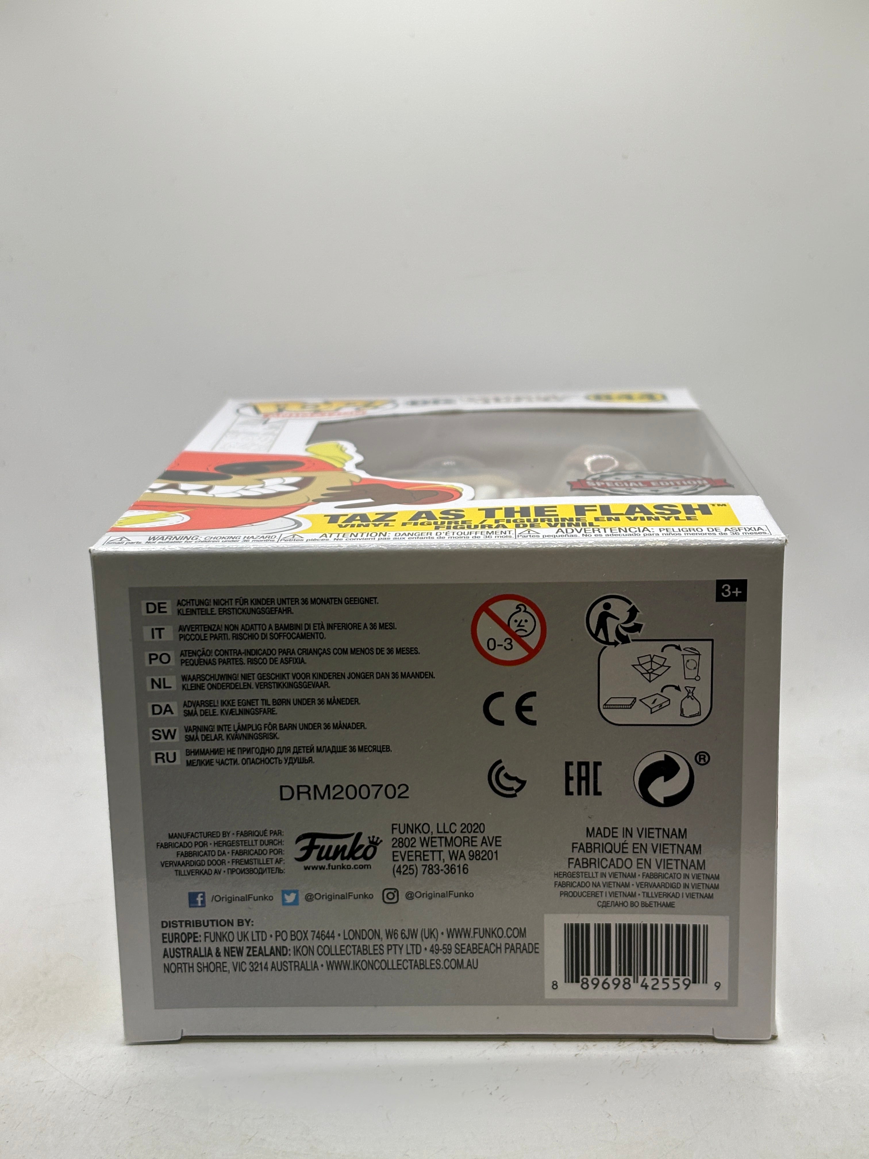 Funko POP! Animation DC Looney Tunes #844 Taz as the Flash SE Vinyl Figure